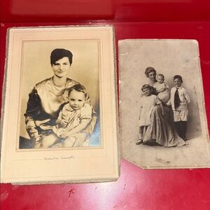 Vintage Sepia-Toned Portrait Photograph Charleston, WV. & Second Photo